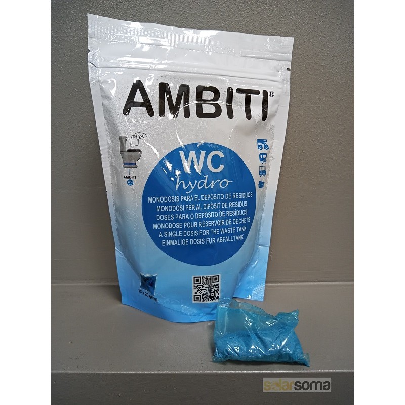 AMBITI BLUE 5 L.. Aditivo para el depósito de aguas negras y residuos